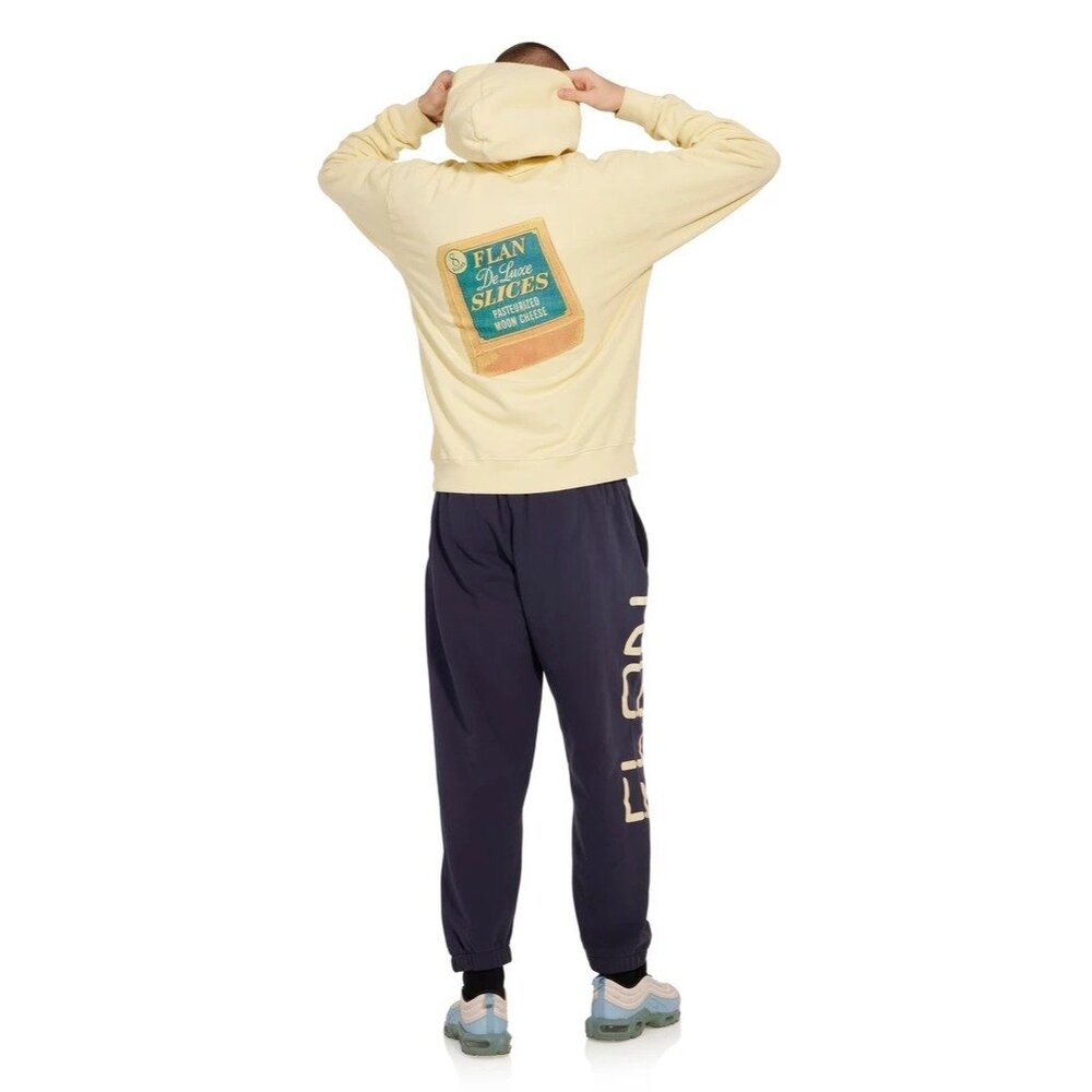 NEW FLAN DE LUXE SLICES HOODIE SZ MEDIUM